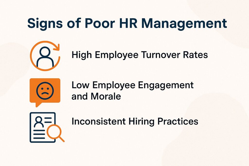 Signs of Poor HR Management
