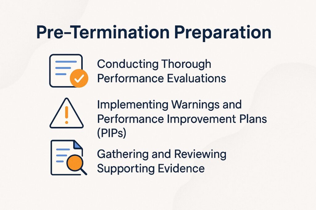 Pre-Termination Preparation